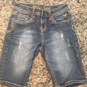 Justice jean shorts
